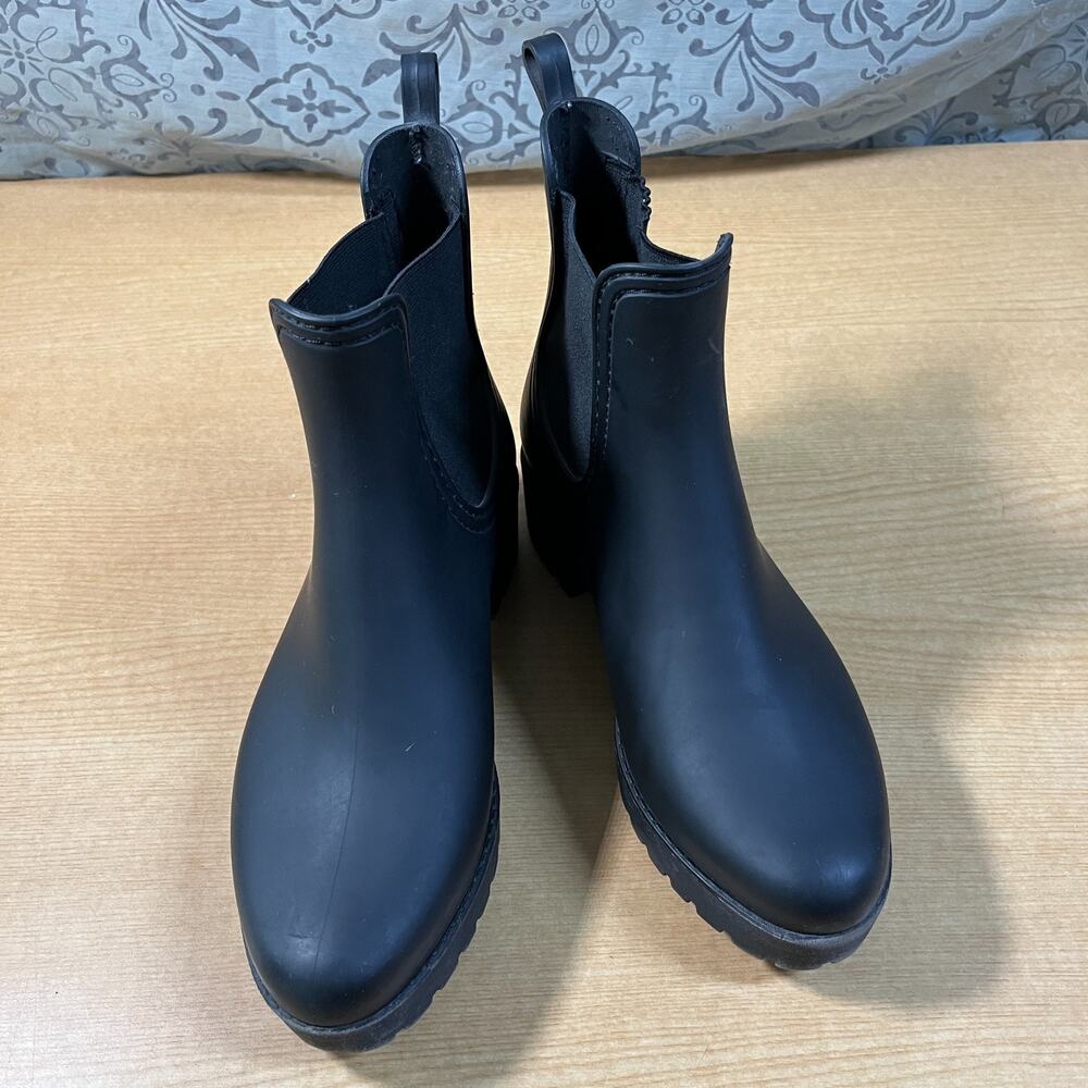 Jeffery Campbell Matte Chunky Rain Booties Size 7.5